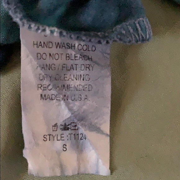 KMC USA Tie dye pattern bo-ho chic Tunic - Picture 5 of 6